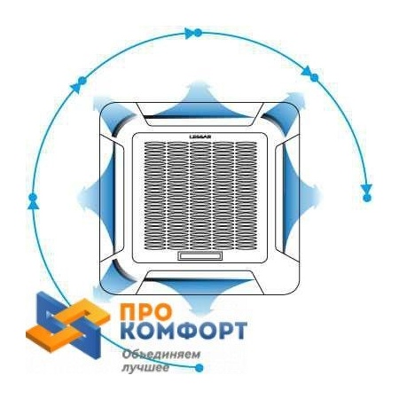 Внутренний блок кассетного типа VRF Lessar LSM-H100B4HA2 / LZ-B4HB