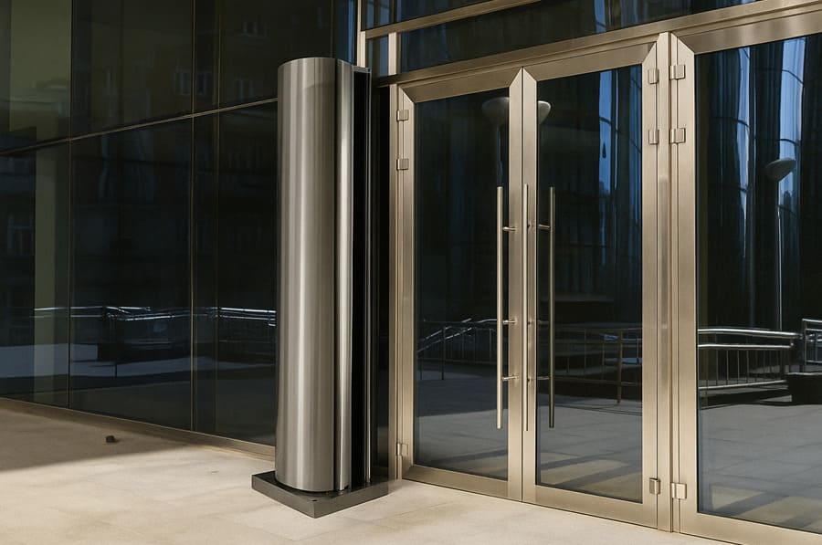 Тепловая завеса вертикальная